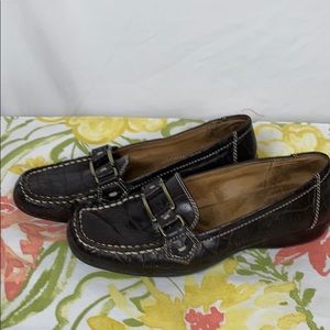 Naturalizer dark brown slip on shoes size 6.5